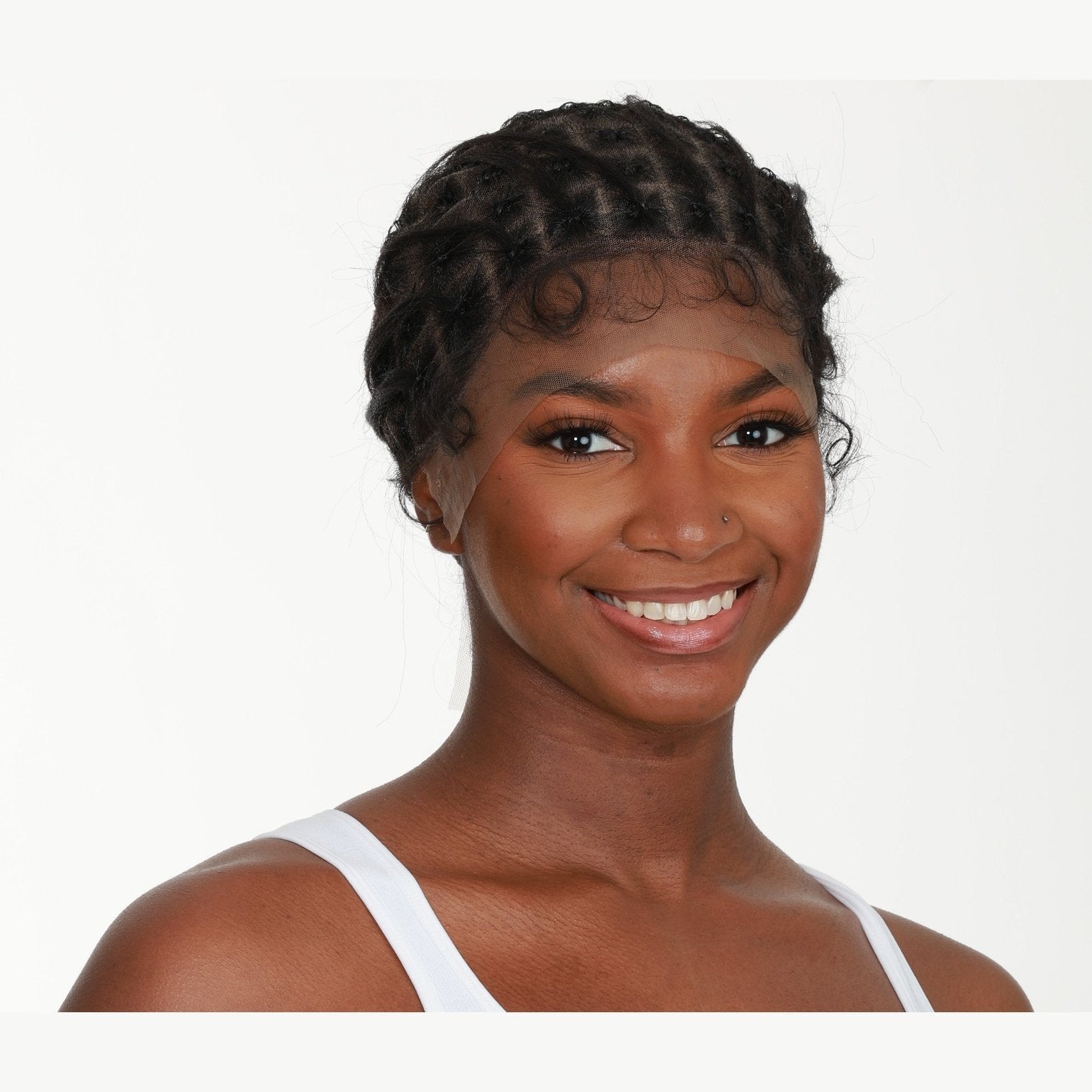 Queen B Pre-Knot Full Lace Cap - 68 Knots Queen B Pre-Knot Full Lace Cap - 68 Knots Queen B