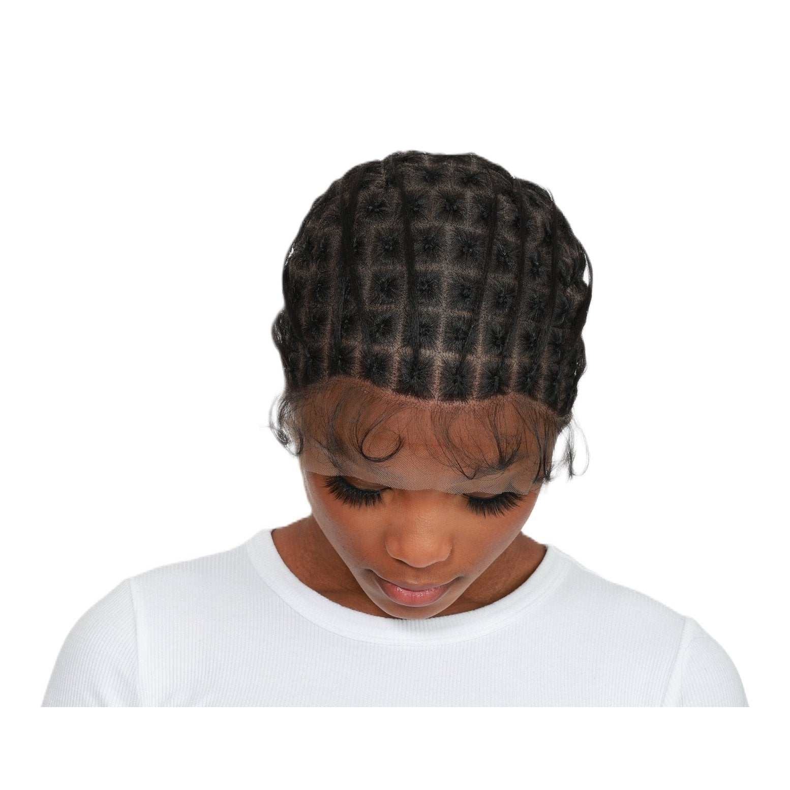 Queen B Pre-Knot Full Lace Cap - 99 Knots Queen B Pre-Knot Full Lace Cap - 99 Knots Queen B