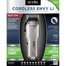 Andis Cordless Envy Li Adjustabel Blade Clipper Andis