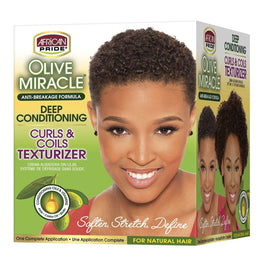 African Pride Olive Miracle Texturizer Kit African Pride