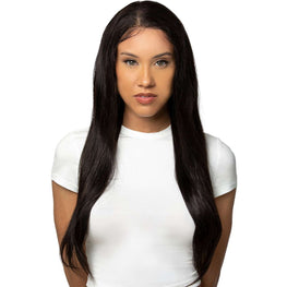 Bare Beauty - Human Hair Wig With T-Part Lace Straight 24 Inch #Natural Color Urban Beauty