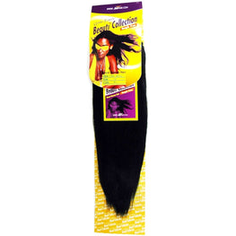Beauti Collection - Human Hair Yaki Weaving 12 Inch Color 1 Urban Beauty