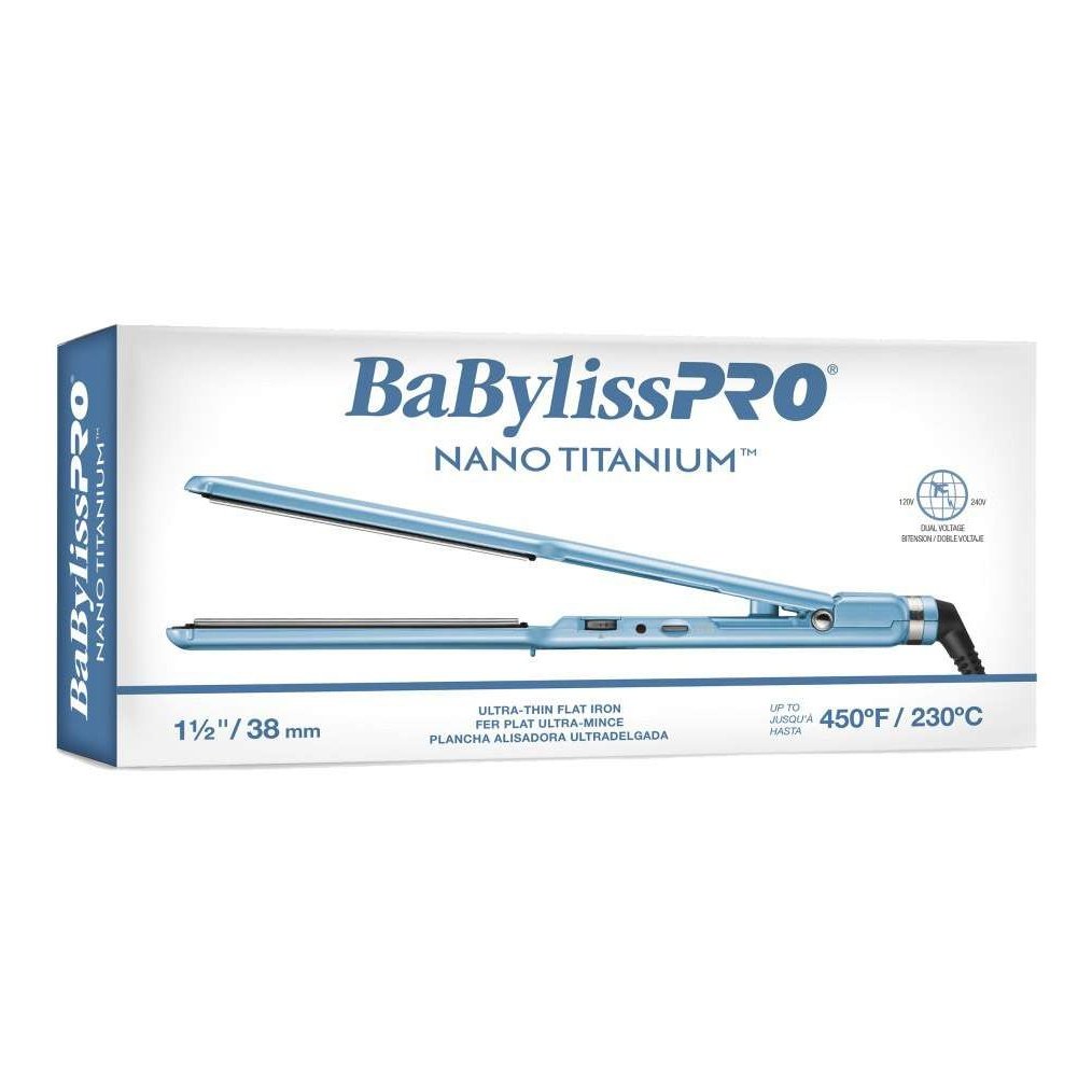 Babylisspro Nano Titanium Ultra-Thin Straightener 1 12 In Babylisspro Nano Titanium Ultra-Thin Straightener 1 12 In BaByliss