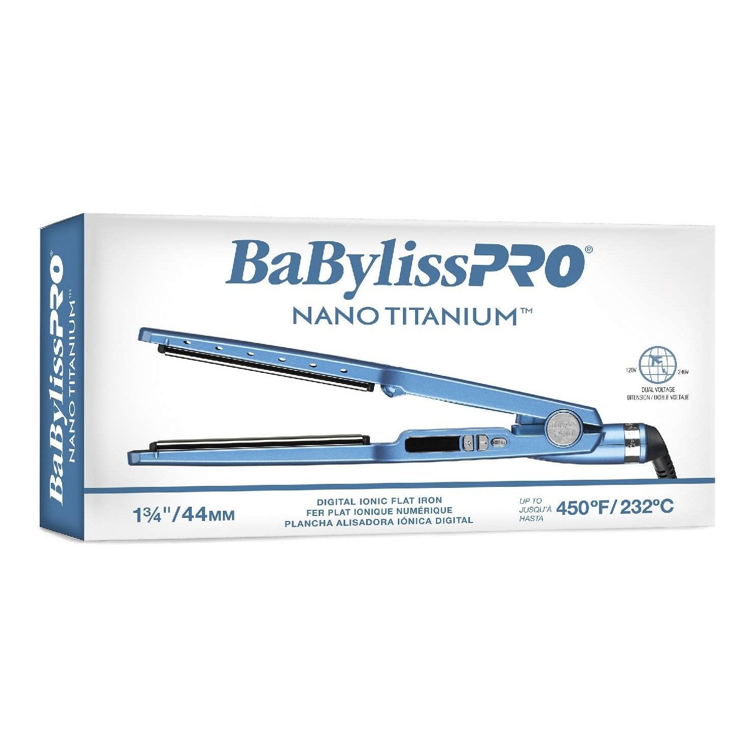 Babylisspro Nano Titanium Ionic Straightener 1 34 In Babylisspro Nano Titanium Ionic Straightener 1 34 In BaByliss