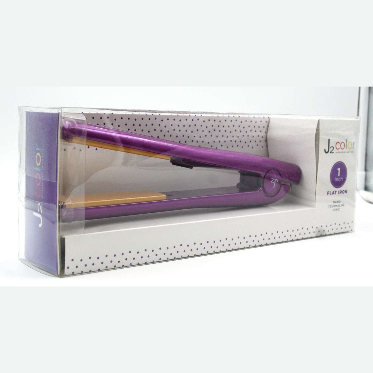 J2 Hair Tools Color Flat Iron Metallic Purple J2 Hair Tools Color Flat Iron Metallic Purple J2 Hair Tools
