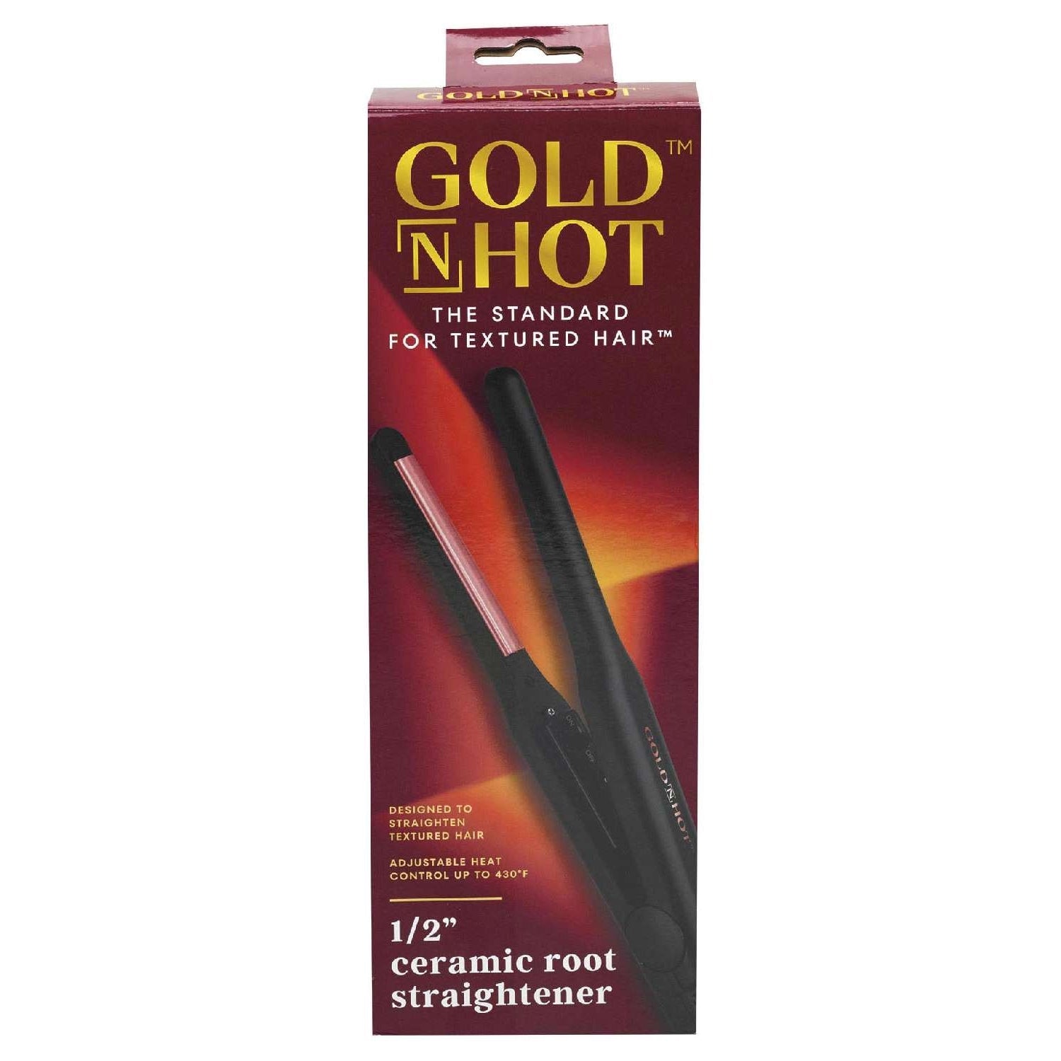 Gold N Hot Flat Iron Ceramic Rose Gold 1/2 Inch Gold N Hot Flat Iron Ceramic Rose Gold 1/2 Inch Gold N Hot