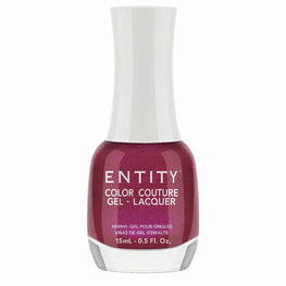 Entity Color Couture Gel Lacquer Beauty Icon 858 Ruby Sparks 0.5 Fl Oz ENTITY