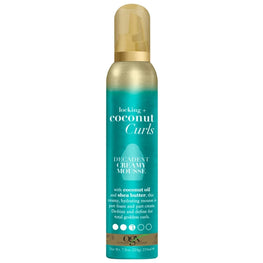 Ogx Locking Coconut Curls Decadent Creamy Mousse 7.9 Oz OGX