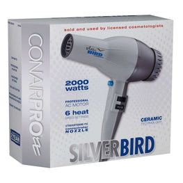 Conairpro Silver Bird Hair Dryer 2000W Conair