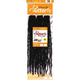 Synthetic Queen B 3X Butterfly Lcos 18Inch Color 1B Urban Beauty
