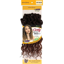 Synthetic Box Braid Curly Style 12 Inch Mt1B30 Urban Beauty