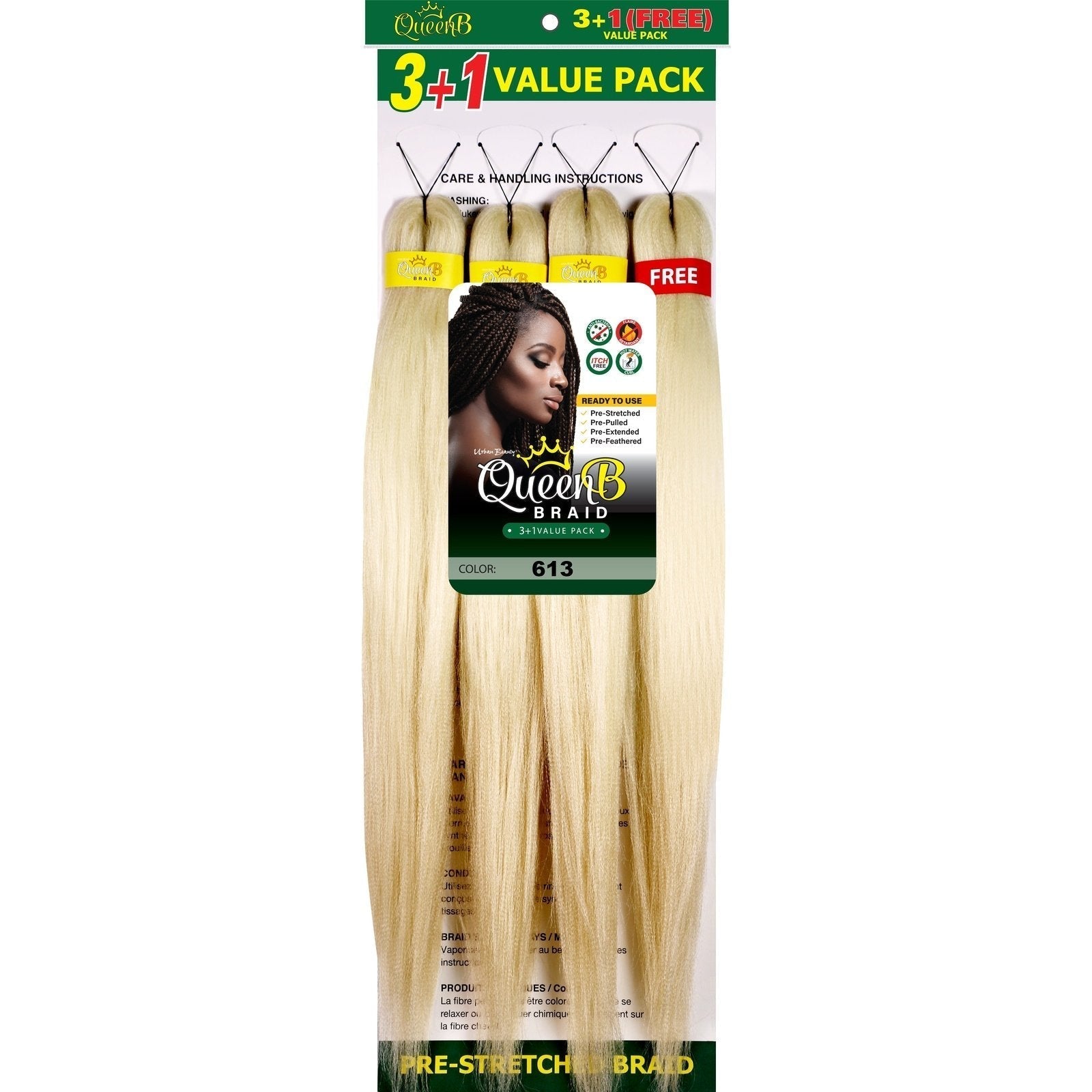 Queen B Pre-Stretched Value Pack Queen B Pre-Stretched Value Pack URBAN BEAUTY