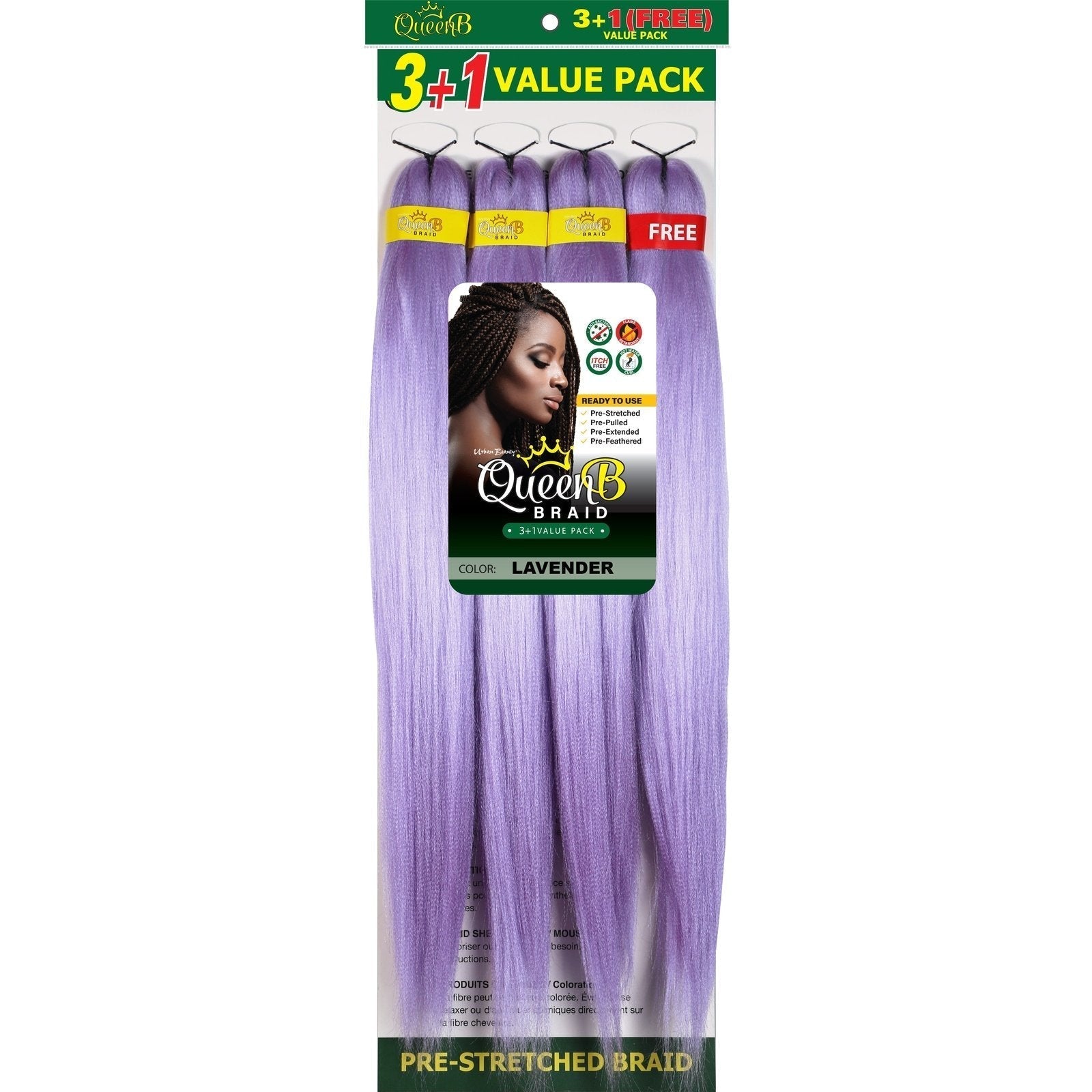 Queen B Pre-Stretched Value Pack Queen B Pre-Stretched Value Pack URBAN BEAUTY