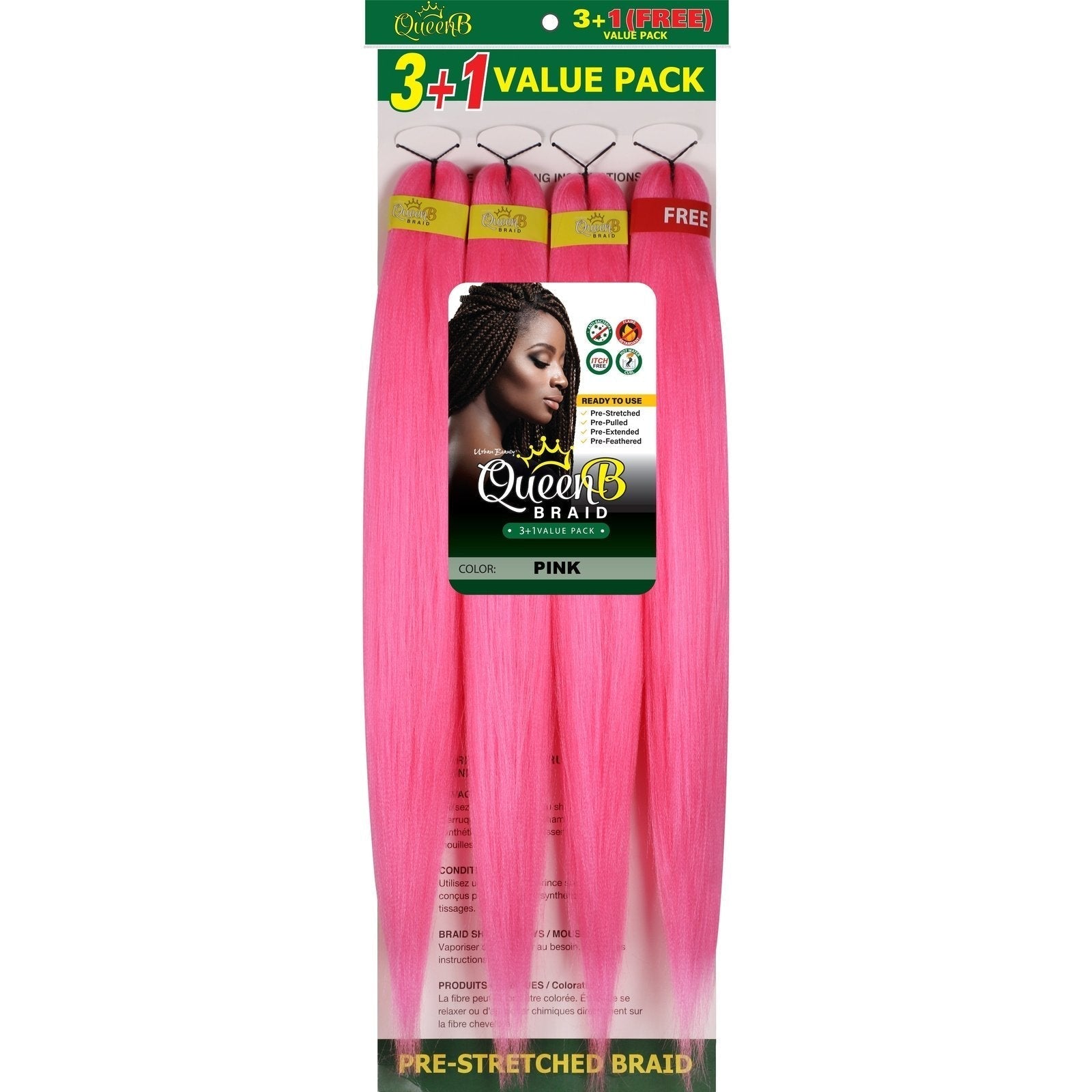 Queen B Pre-Stretched Value Pack Queen B Pre-Stretched Value Pack URBAN BEAUTY