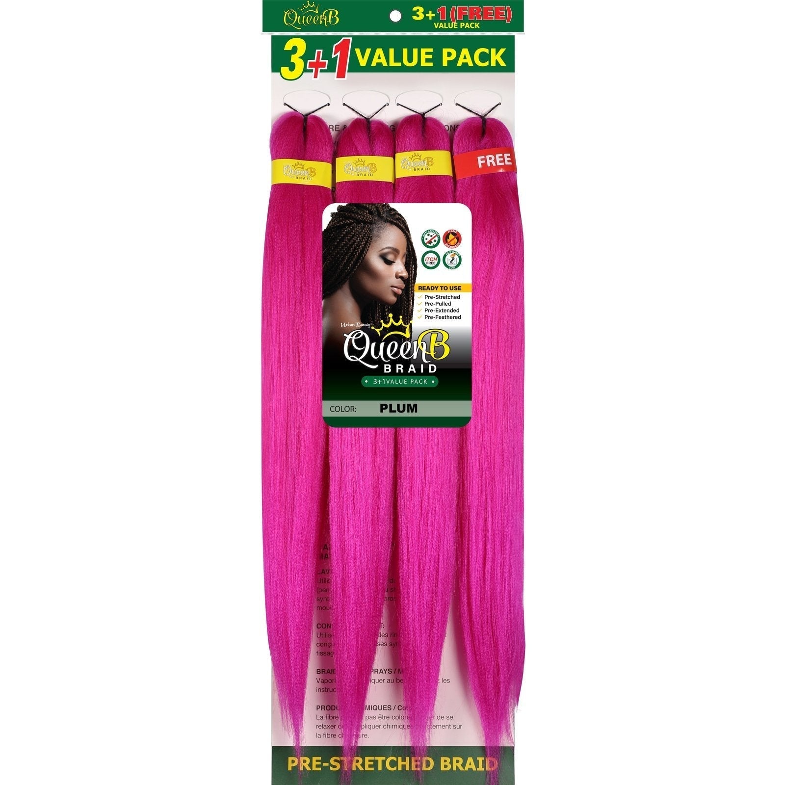 Queen B Pre-Stretched Value Pack Queen B Pre-Stretched Value Pack URBAN BEAUTY