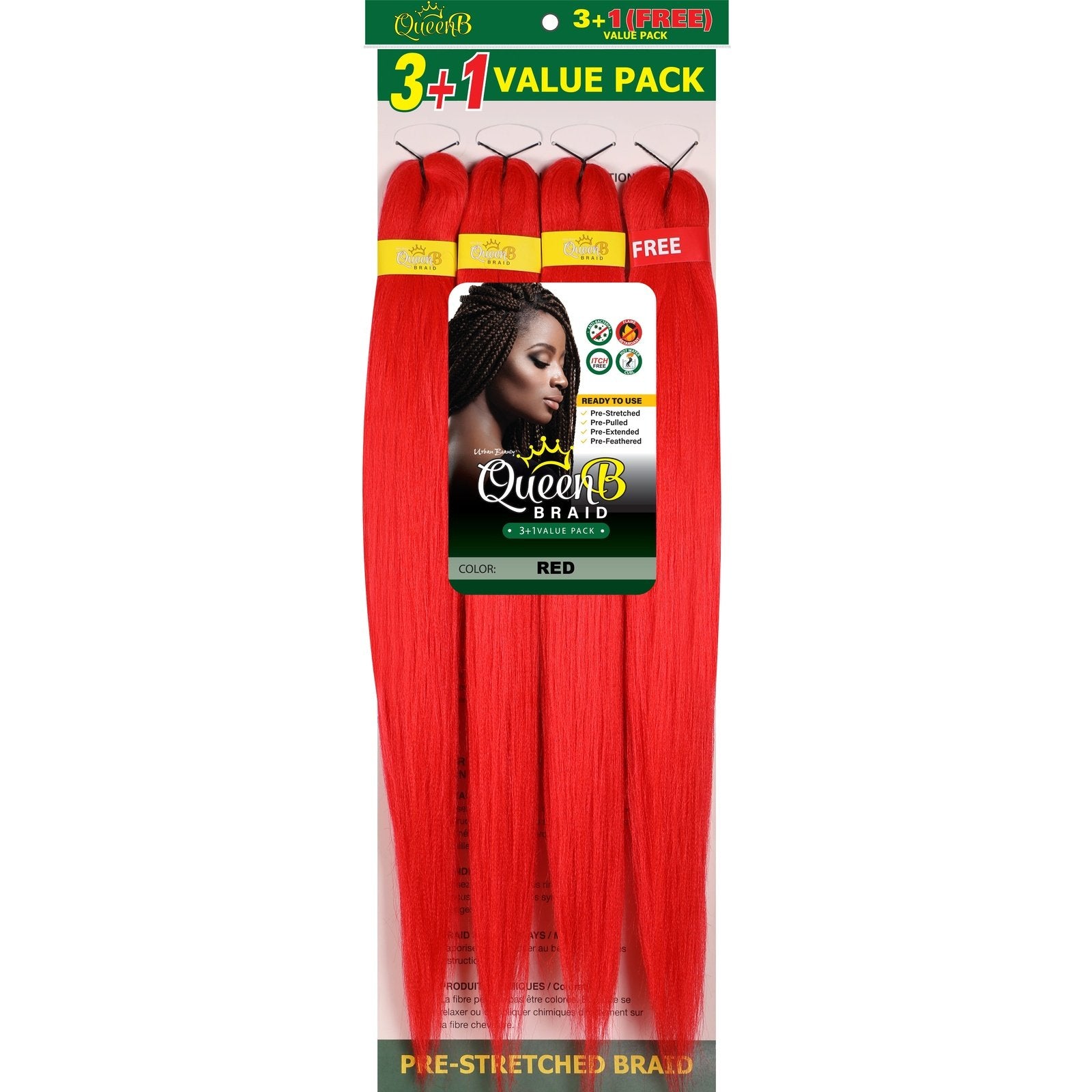 Queen B Pre-Stretched Value Pack Queen B Pre-Stretched Value Pack URBAN BEAUTY