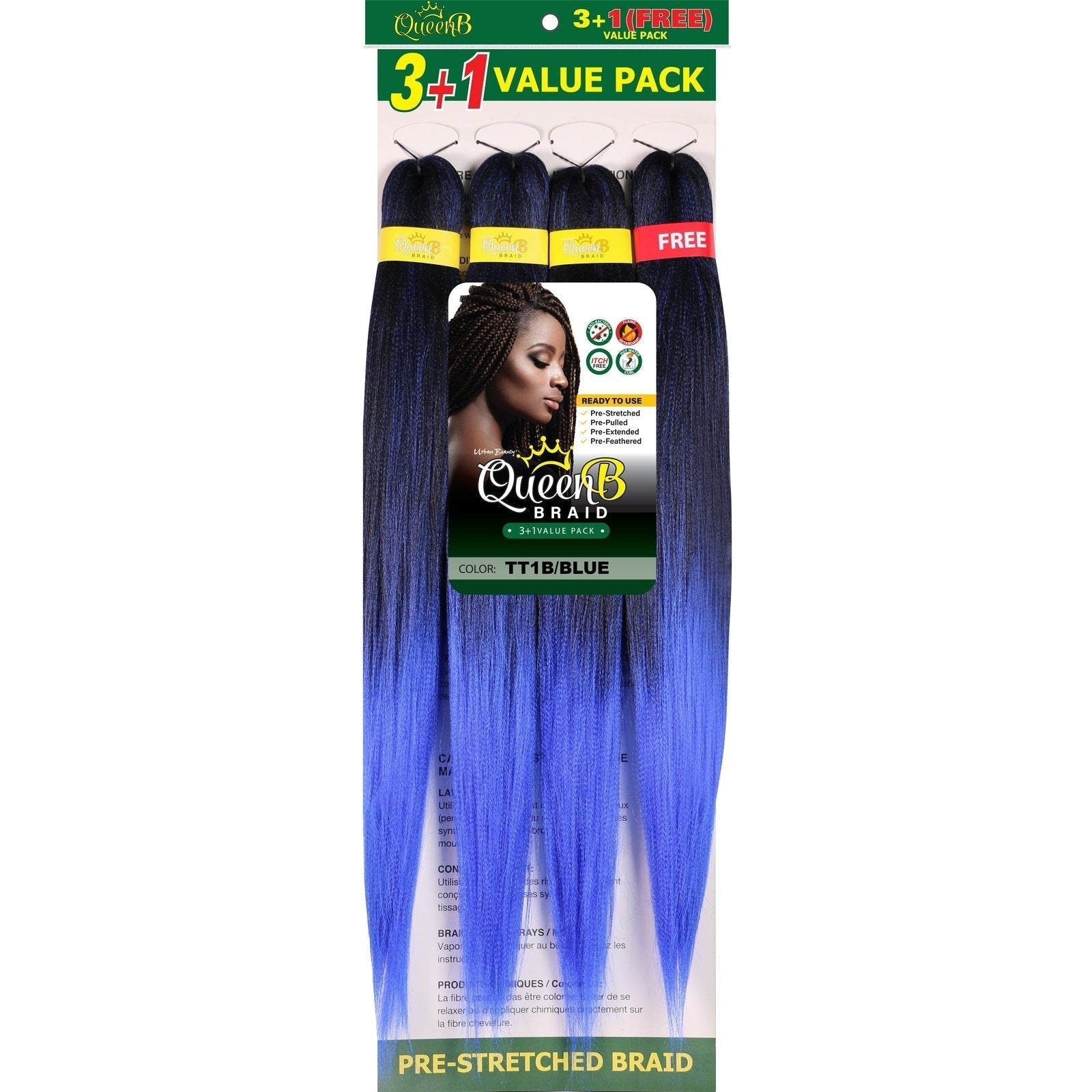 Queen B Pre-Stretched Value Pack Queen B Pre-Stretched Value Pack URBAN BEAUTY