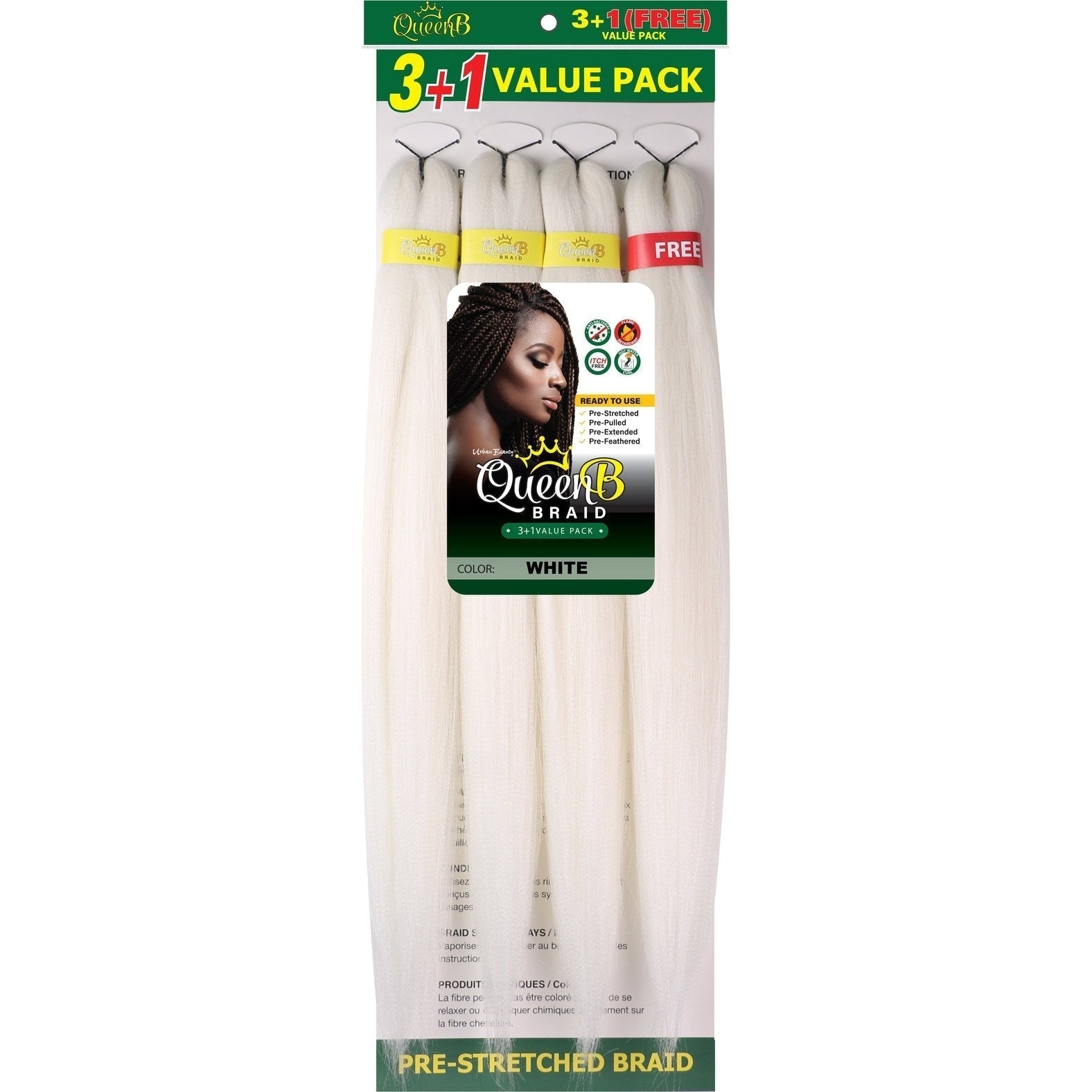 Queen B Pre-Stretched Value Pack Queen B Pre-Stretched Value Pack URBAN BEAUTY