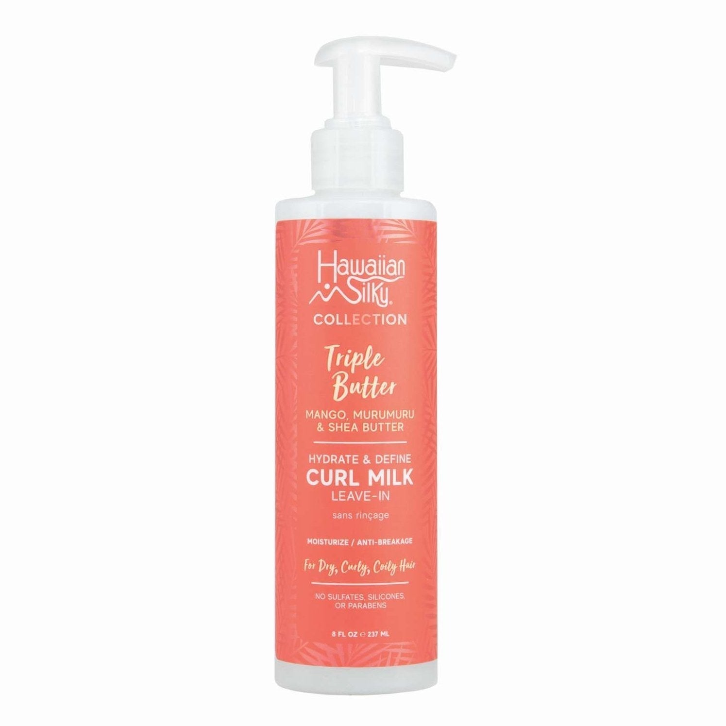 Hawaiian Silky Collection Triple Butter Hydrate Define Curl Milk Leave- In Moisturizer Hawaiian Silky Collection Triple Butter Hydrate Define Curl Milk Leave- In Moisturizer HAWAIIAN SILKY