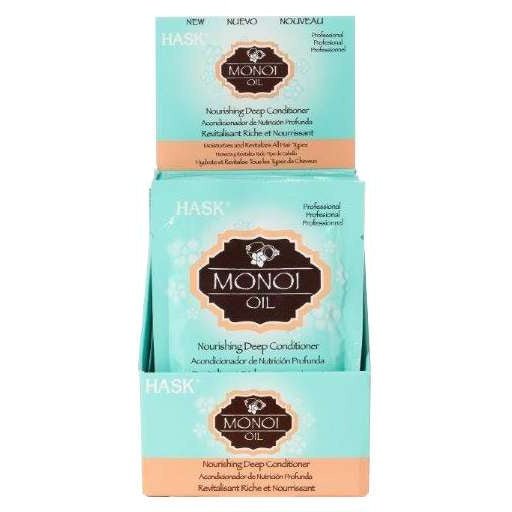 Hask Moisturizing Deep Conditioner Pack Monoi Coco Hask Moisturizing Deep Conditioner Pack Monoi Coco 12-Piece Display Hask