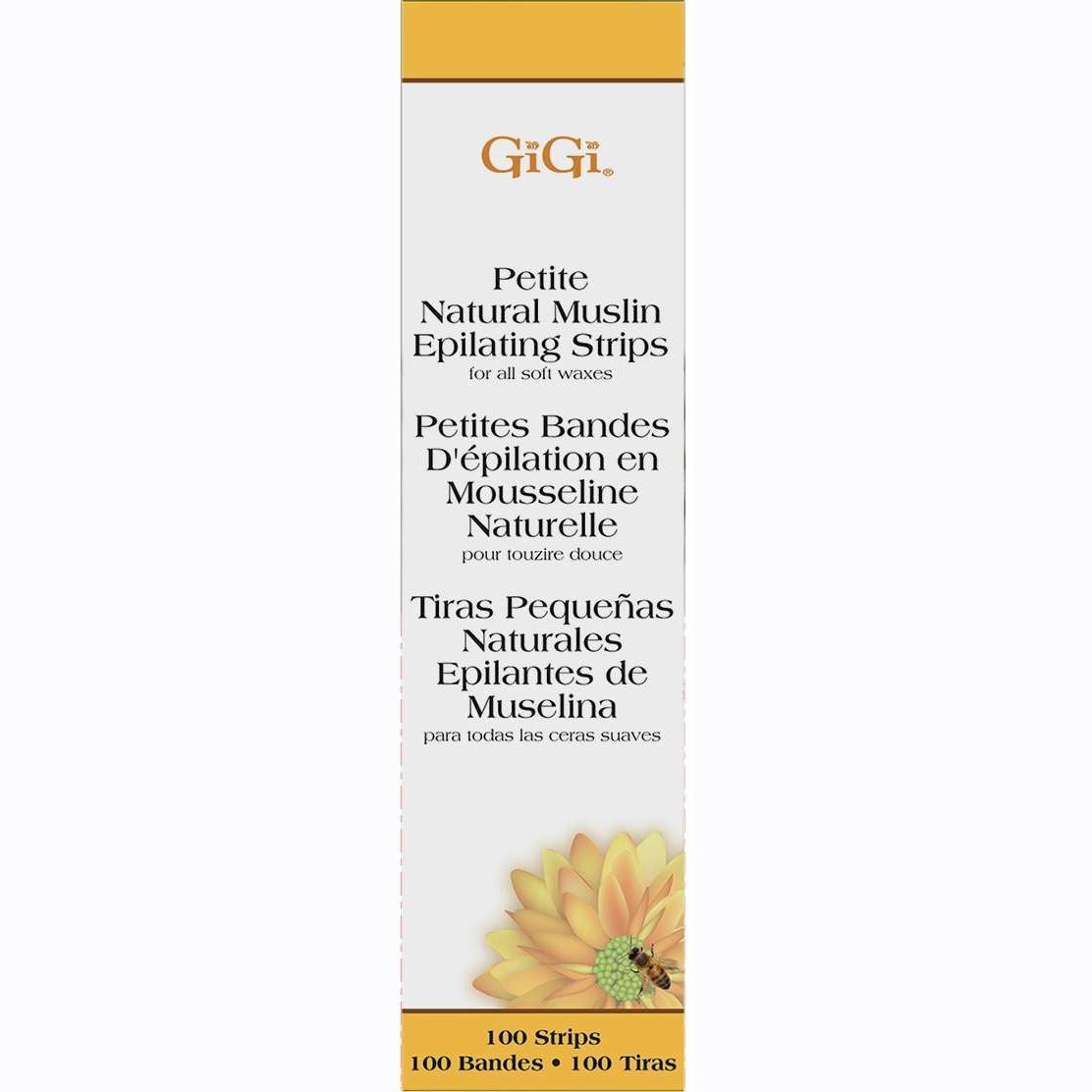 Gigi Natural Muslin Epilating Strips Petite Gigi Natural Muslin Epilating Strips Petite Gigi
