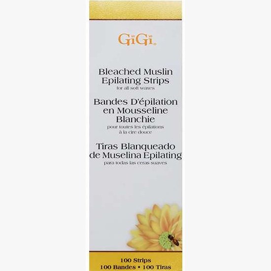 Gigi Bleached Muslin Epilating Strips Small Gigi Bleached Muslin Epilating Strips Small Gigi
