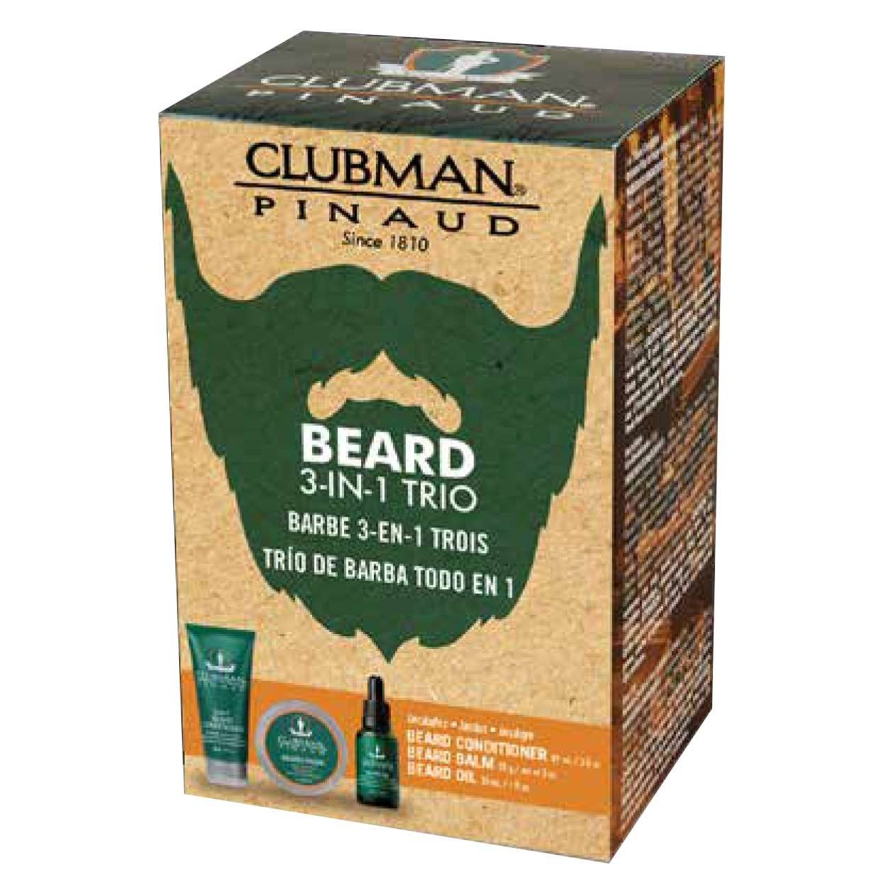 Clubman Pinaud Beard 3-In-1 Trio Clubman Pinaud Beard 3-In-1 Trio CLUBMAN