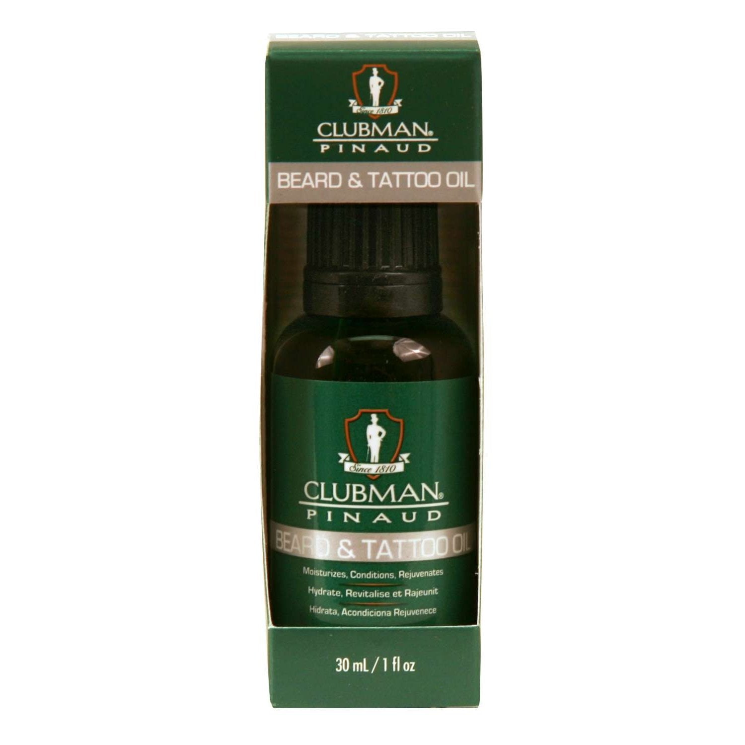Clubman Pinaud Beard Tattoo Oil Clubman Pinaud Beard Tattoo Oil CLUBMAN