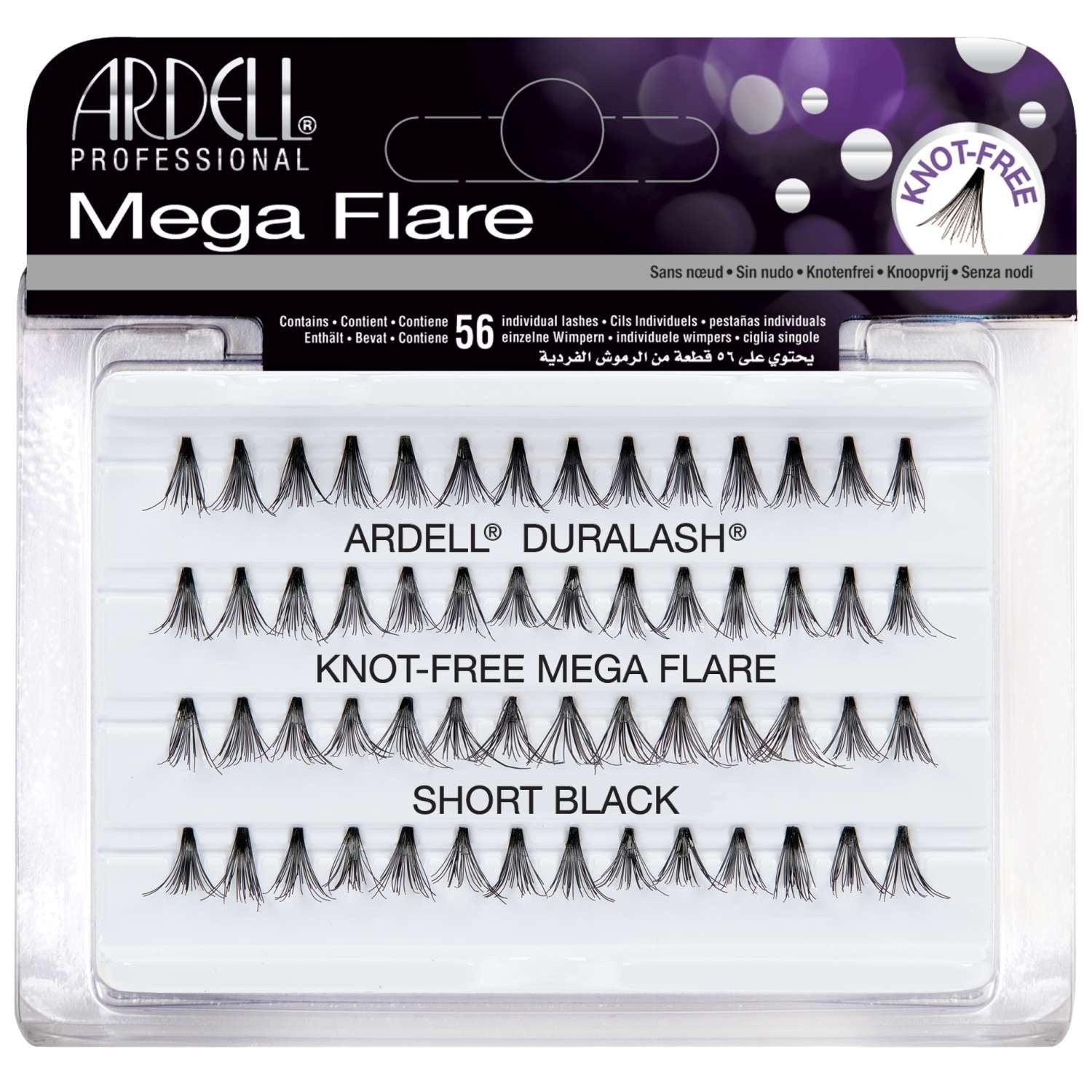 Ardell Mega Flare Individuals Knot-Free Short Black Ardell Mega Flare Individuals Knot-Free Short Black ARDELL