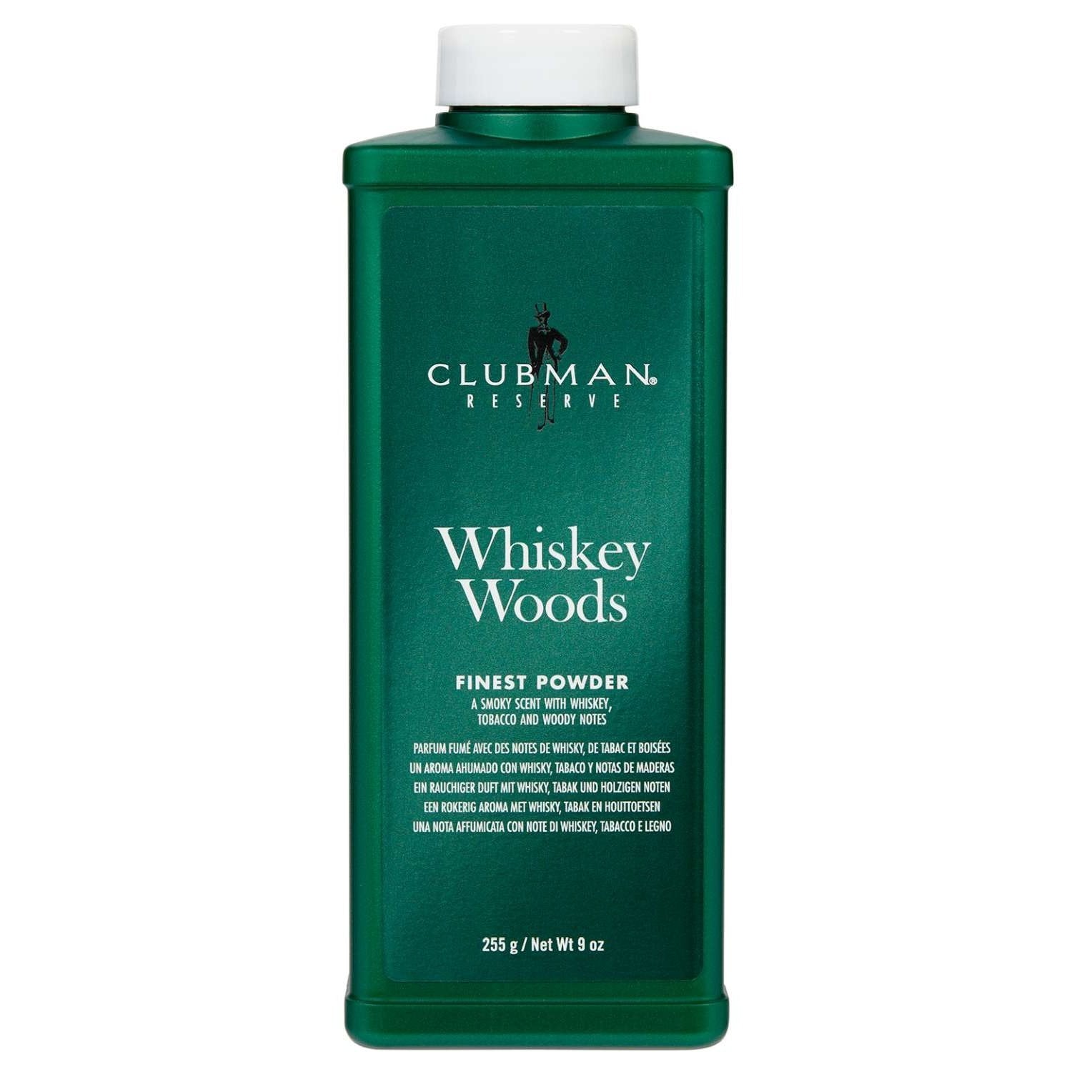 Clubman Reserve - Whiskey Woods Cornstarch Powder Clubman Reserve - Whiskey Woods Cornstarch Powder CLUBMAN