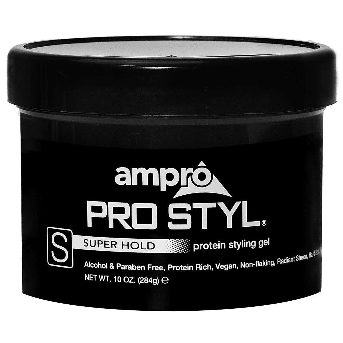 Ampro Styling Gel Protein Black-Super Hold Ampro Styling Gel Protein Black-Super Hold AMPRO