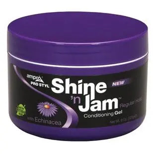 Ampro Shine 'N Jam Conditioning Gel Regular Hold 8 oz. Ampro Shine 'N Jam Conditioning Gel Regular Hold 8 oz. AMPRO