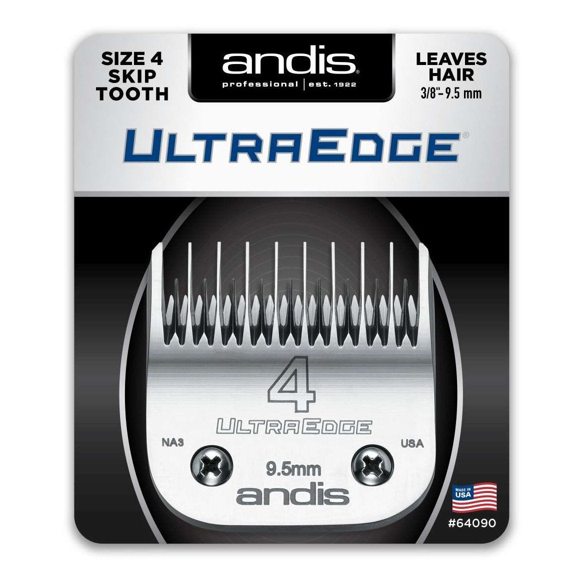 Andis Ultraedge Blade  Size 4 Skip Tooth Andis Ultraedge Blade  Size 4 Skip Tooth ANDIS