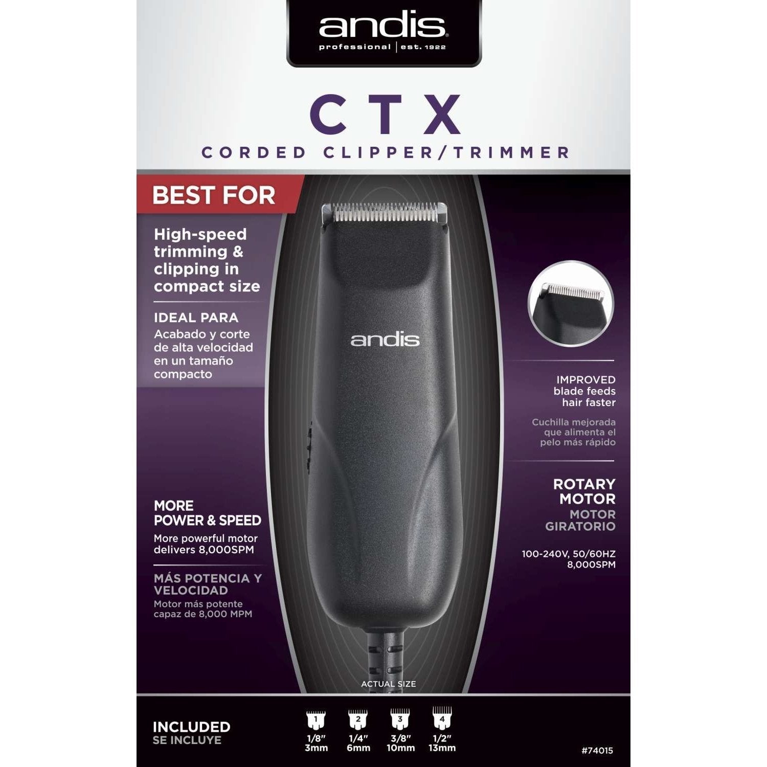 Ctx Corded Clipper/Trimmer Ctx Corded Clipper/Trimmer ANDIS