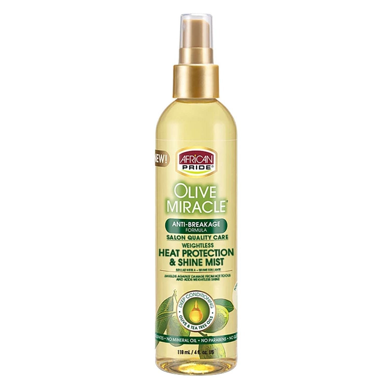 African Pride Olive Miracle Weightless Heat Protection Shine Mist African Pride Olive Miracle Weightless Heat Protection Shine Mist AFRICAN PRIDE