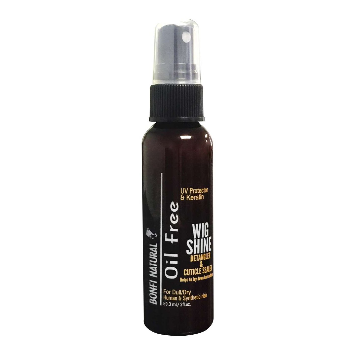 Bonfi Natural Oil Free Wig Shine Detangler  Cuticle Sealer Bonfi Natural Oil Free Wig Shine Detangler  Cuticle Sealer Bonfi