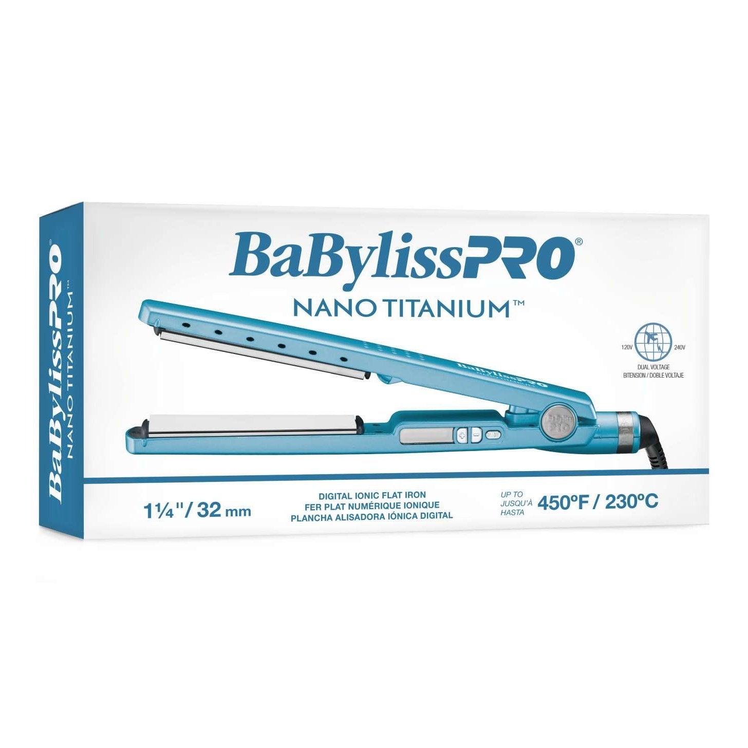 Babylisspro Nano Titanium Ionic Straightener Babylisspro Nano Titanium Ionic Straightener BABYLISS
