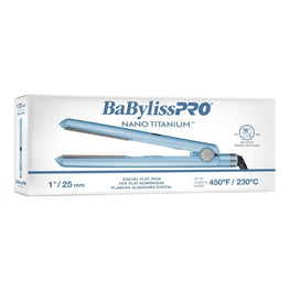 Babylisspro Nano Titanium Digital Straightener 1" BABYLISS