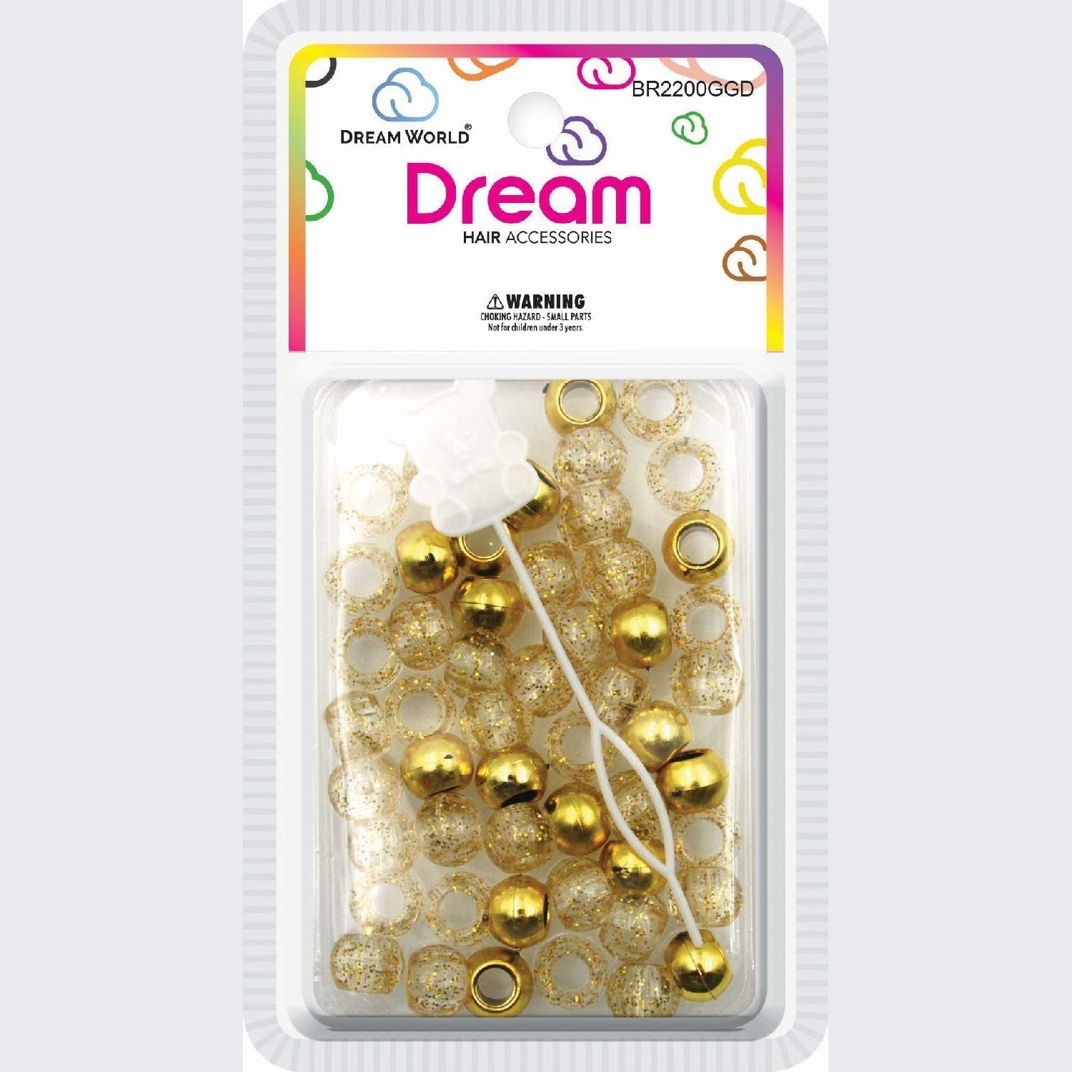 Chloe Bead 2200 Round Glitter Gold Assort Chloe Bead 2200 Round Glitter Gold Assort CHLOE