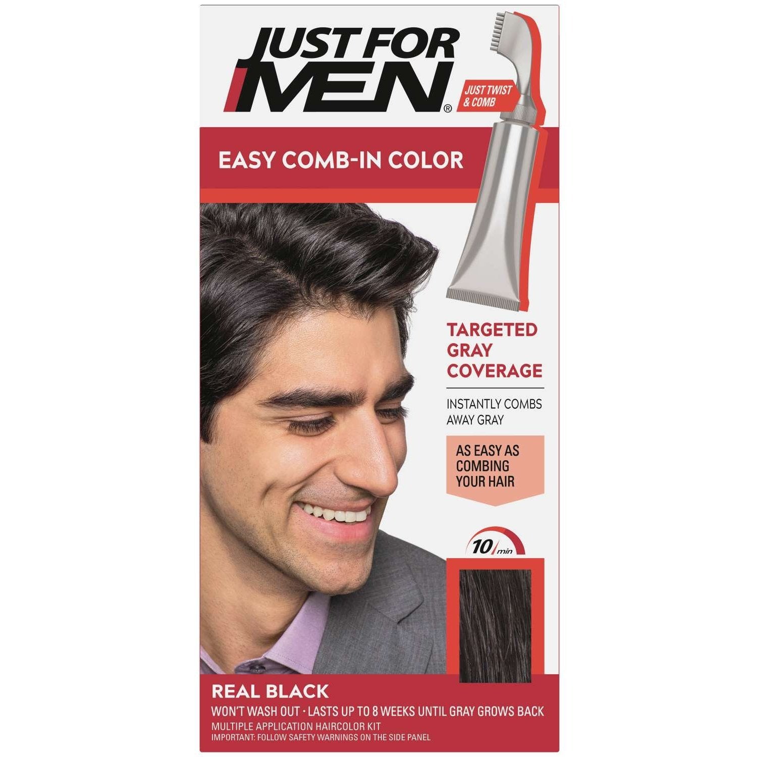 Just For Men Autostop Hair Color  Real Black Just For Men Autostop Hair Color  Real Black Just For Men