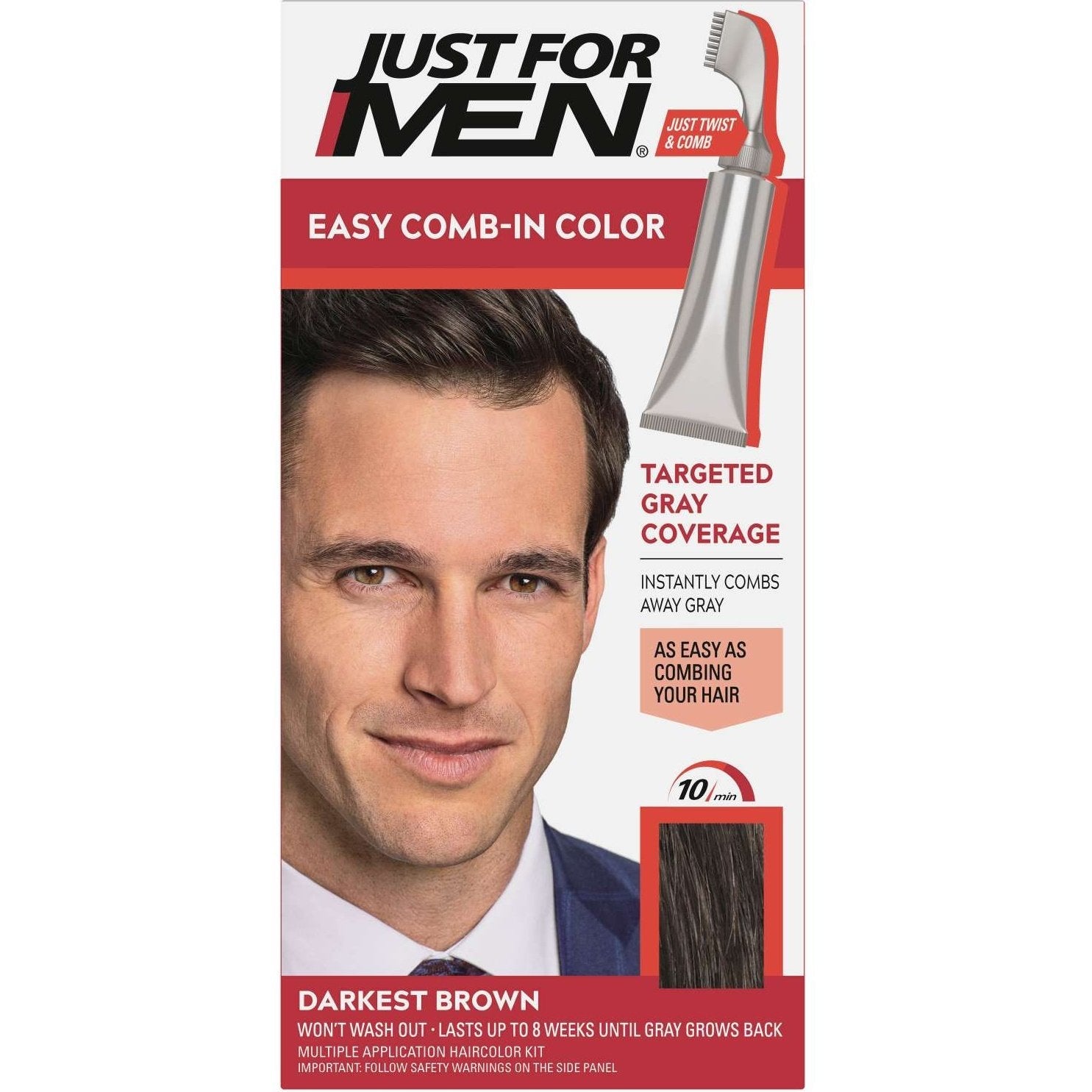 Just For Men Autostop Hair Color Dark Brown Just For Men Autostop Hair Color Dark Brown Just For Men