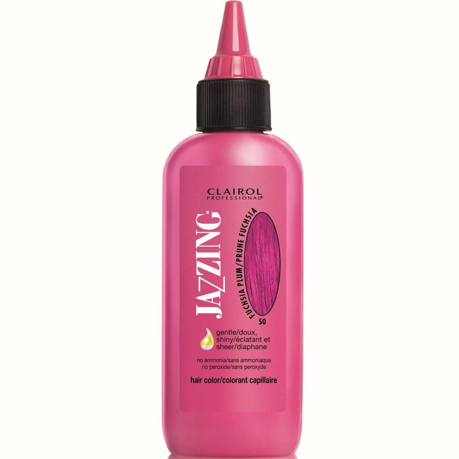 Jazzing Temporary Hair Color 50 Fuchsia Plum Jazzing Temporary Hair Color 50 Fuchsia Plum CLAIROL