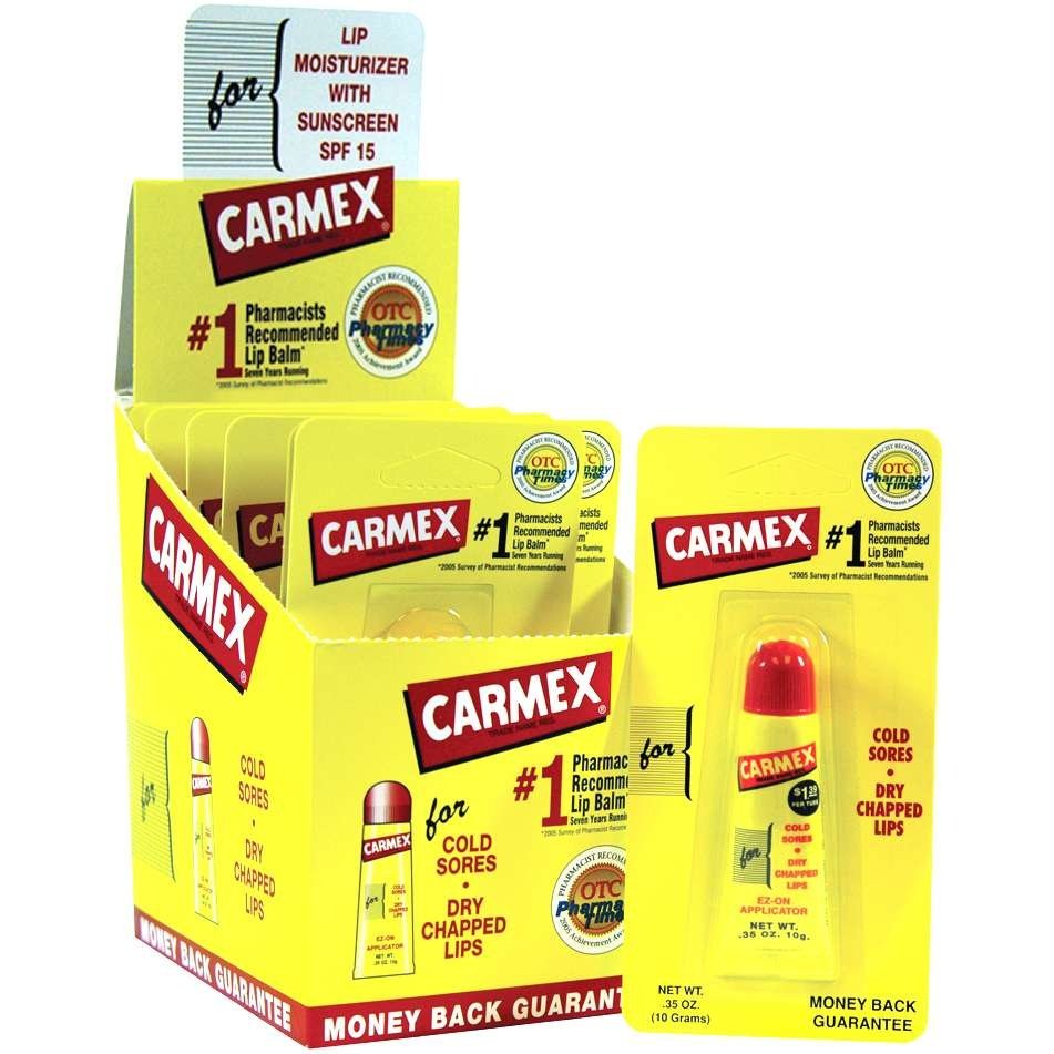 Carmex Original Flavor Blister Pack Squeeze Tube Carmex Original Flavor Blister Pack Squeeze Tube Carmex