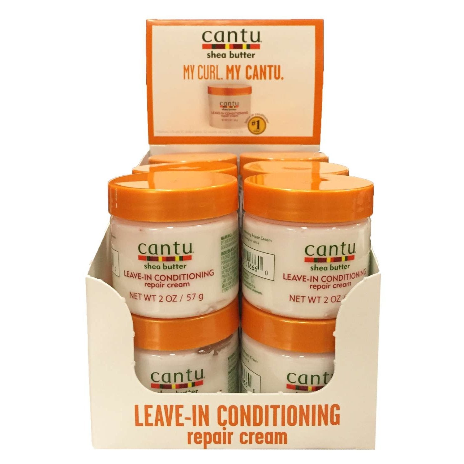 Cantu Shea Butter Leave-In Conditioning Repair Cream 12 Piece Display (2oz) Cantu Shea Butter Leave-In Conditioning Repair Cream 12 Piece Display (2oz) CANTU