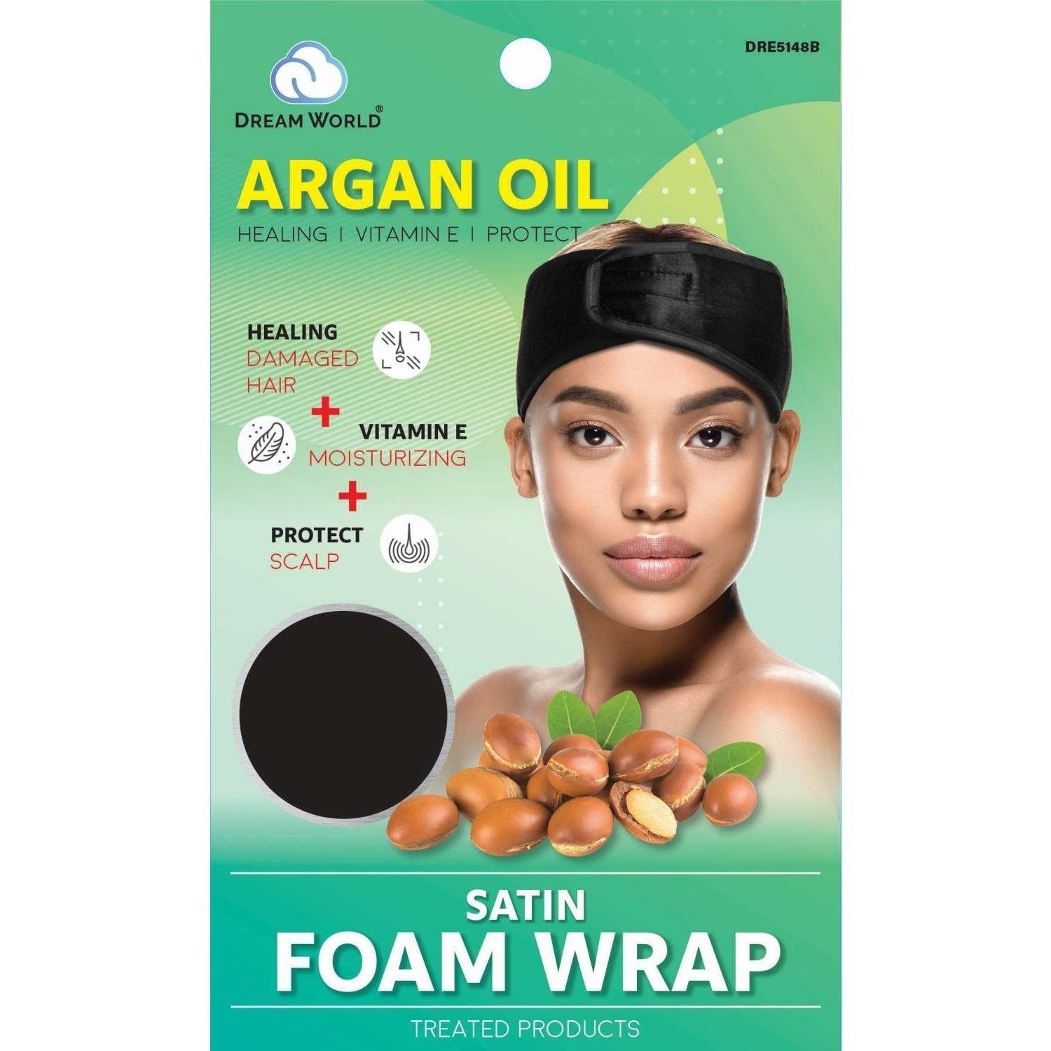 Dream Argan Oil Satin Foam Wrap Velcro Dream Argan Oil Satin Foam Wrap Velcro DREAM