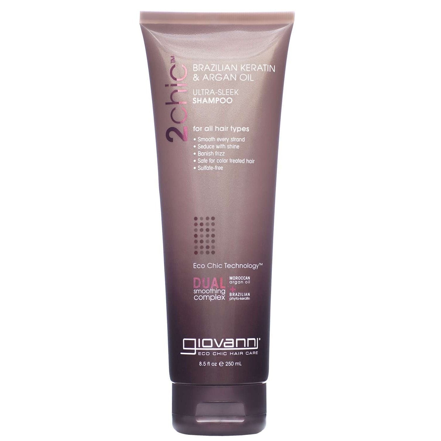 Giovanni 2Chic Brazilian Keratin  Argan Oil Ultra-Sleek Shampoo Giovanni 2Chic Brazilian Keratin  Argan Oil Ultra-Sleek Shampoo Giovanni