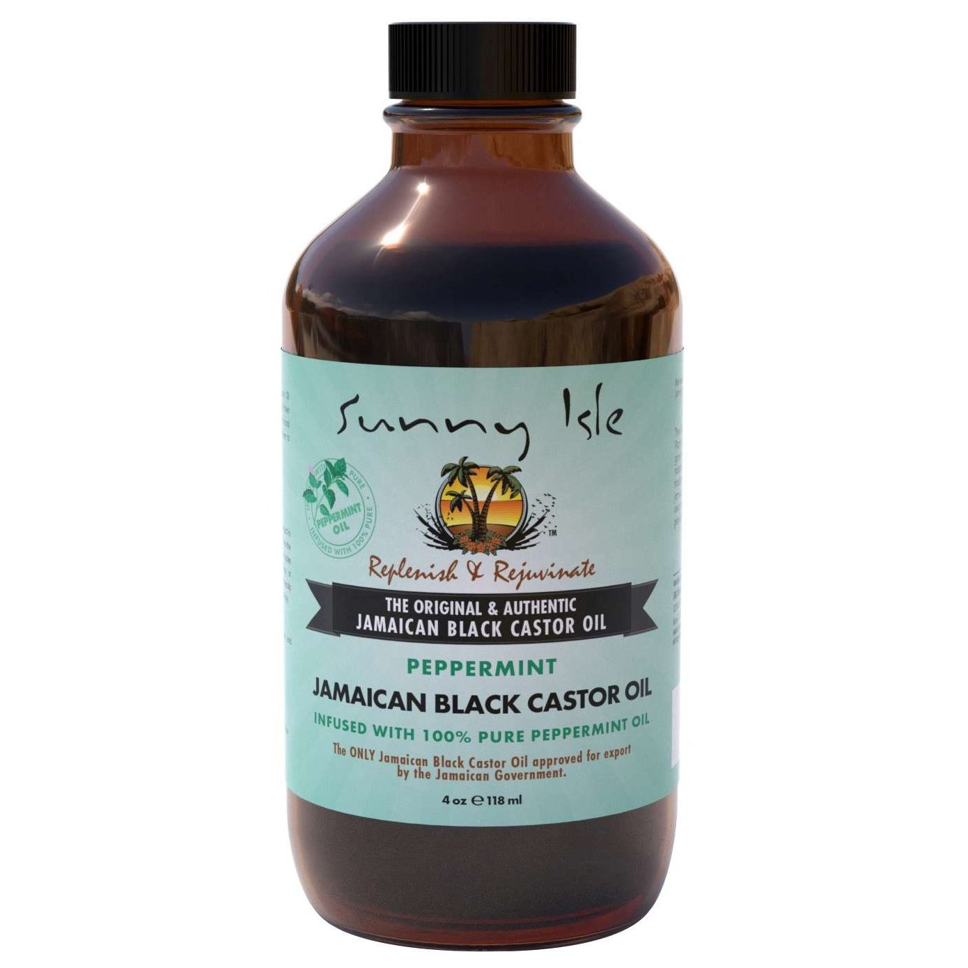 Sunny Isle Jamaican Black Castor Oi With Peppermint Sunny Isle Jamaican Black Castor Oi With Peppermint Sunny Isle