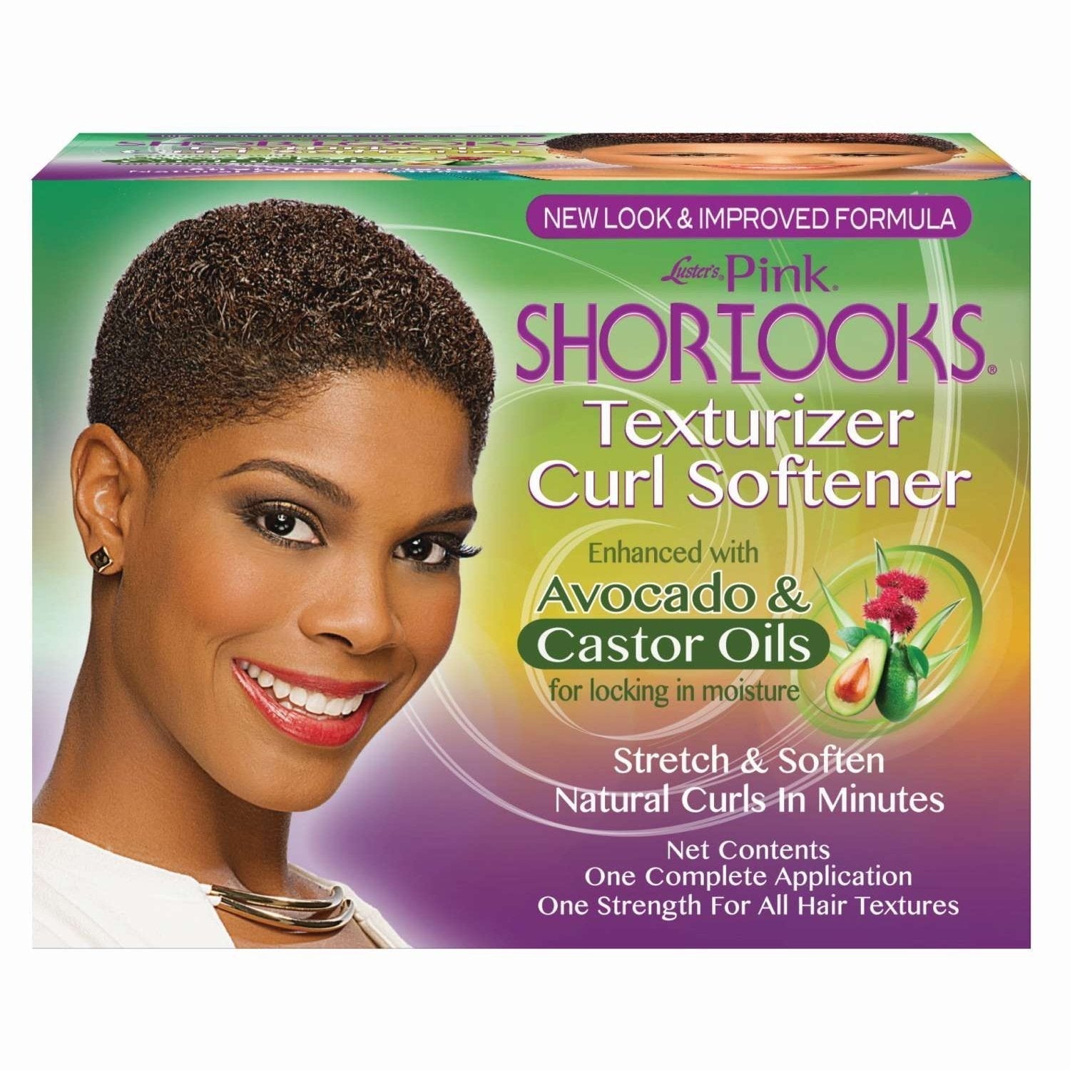 Pink Short Looks Texturizer Curl Softener Pink Short Looks Texturizer Curl Softener Pink