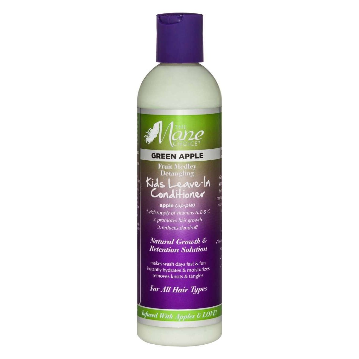 The Mane Choice Green Apple Fruit Medley Detangling Kids Leave-In Conditioner The Mane Choice Green Apple Fruit Medley Detangling Kids Leave-In Conditioner THE MANE CHOICE