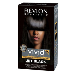 Revlon Realistic Vivid Colour Protein Infused Permanent Colour Jet Black REVLON